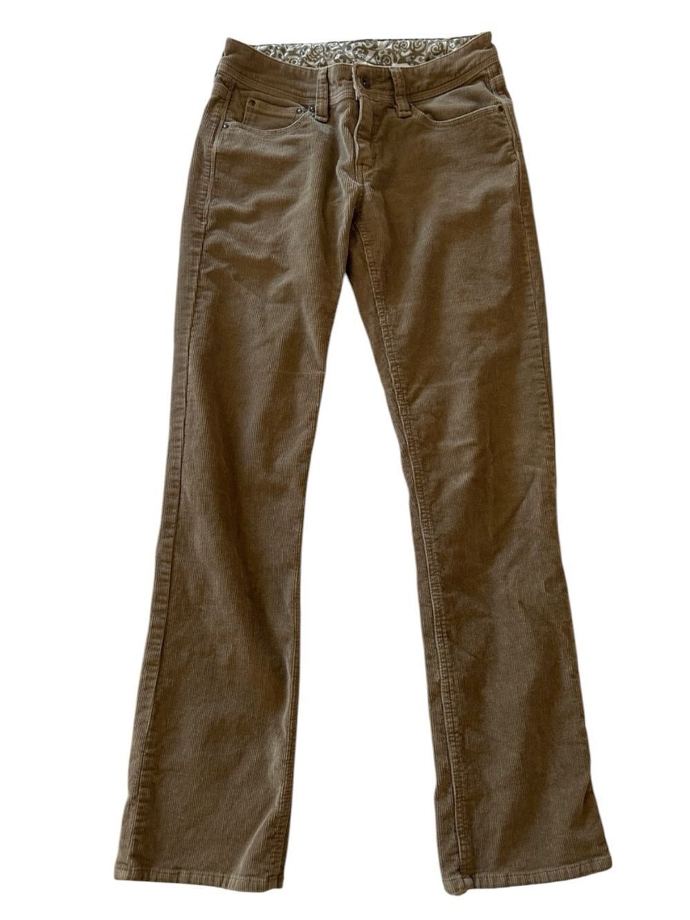 Marmot tan corduroy Straight-Leg Jeans size 4 stretchy